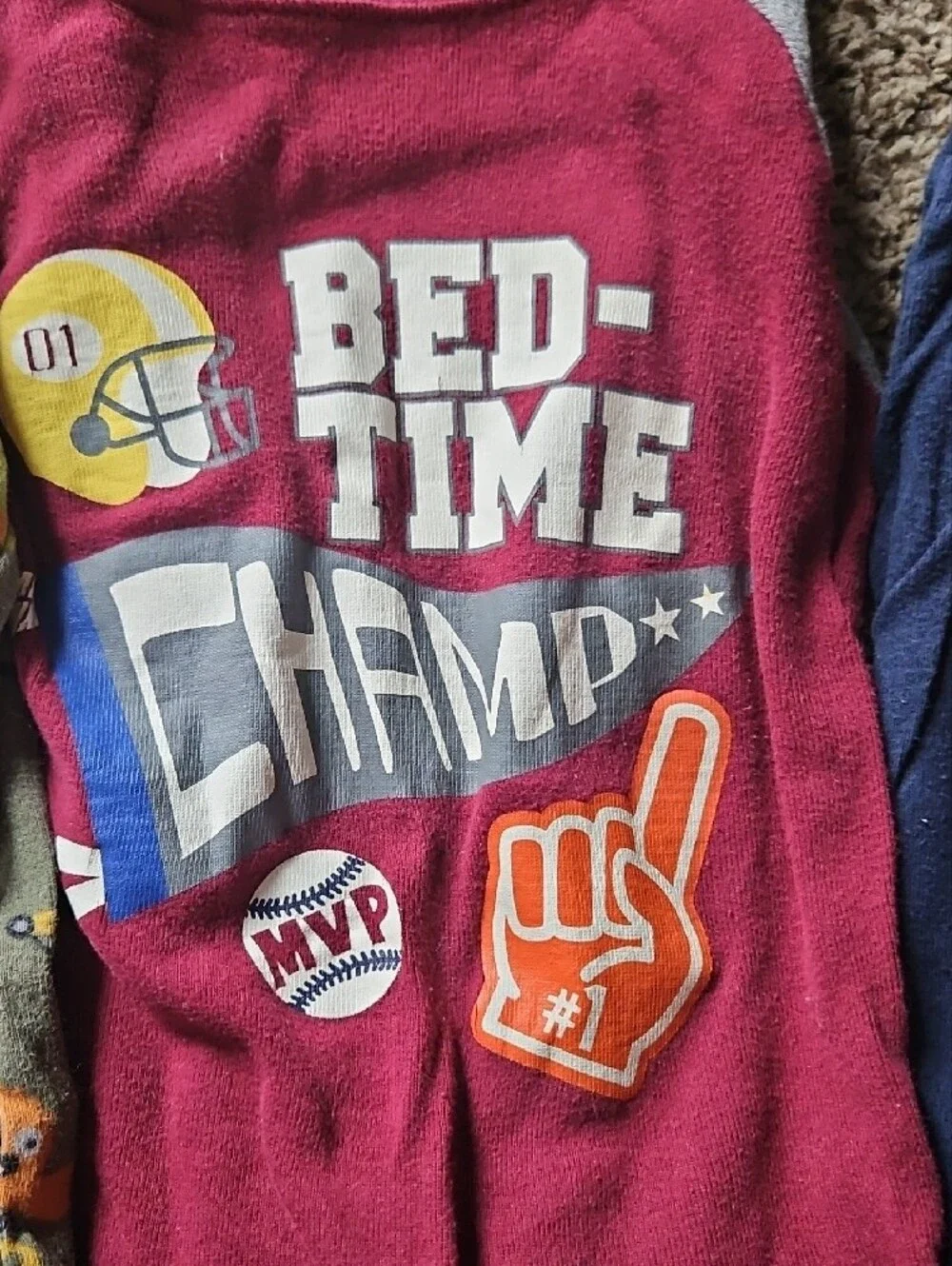 Kids Long Sleeve Pajama Sets - Mixed Print Sleepwear